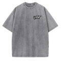 acid wash gray tee