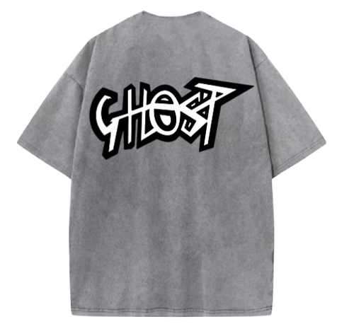acid wash gray tee